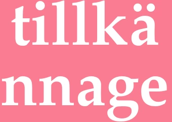 Synonym tillkännage