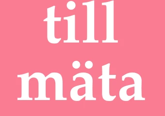 Synonym tillmäta