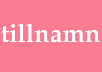 Synonym tillnamn