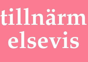 Synonym tillnärmelsevis