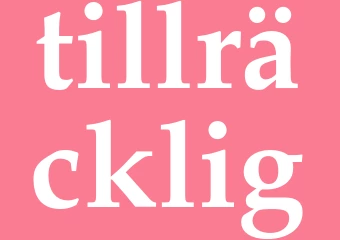 Synonym tillräcklig