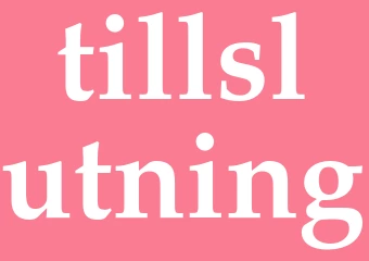 Synonym tillslutning
