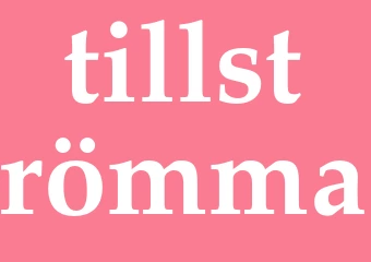 Synonym tillströmma