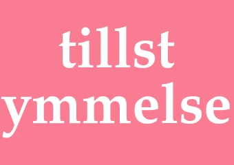 Synonym tillstymmelse