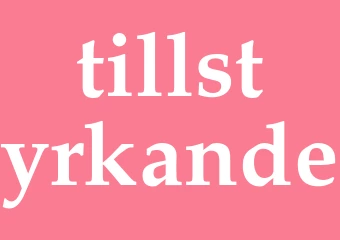 Synonym tillstyrkande