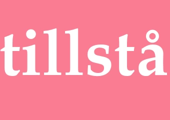 Synonym tillstå