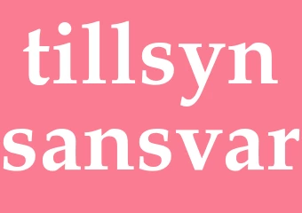 Synonym tillsynsansvar