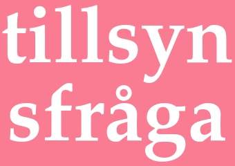 Synonym tillsynsfråga