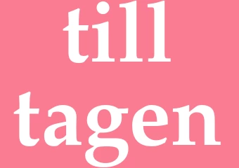 Synonym tilltagen