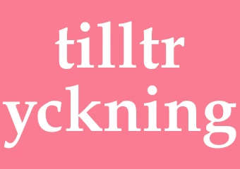 Synonym tilltryckning