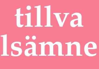 Synonym tillvalsämne