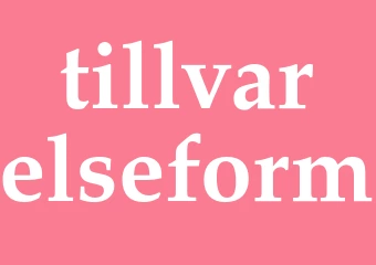 Synonym tillvarelseform