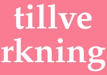 Synonym tillverkning