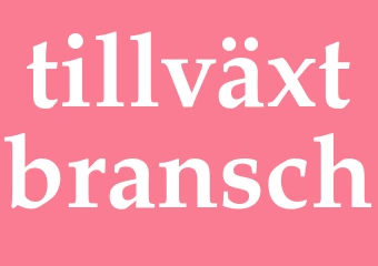 Synonym tillväxtbransch