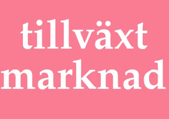 Synonym tillväxtmarknad
