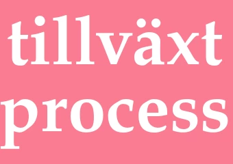 Synonym tillväxtprocess