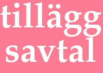 Synonym tilläggsavtal