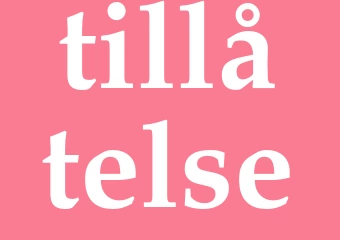 Synonym tillåtelse