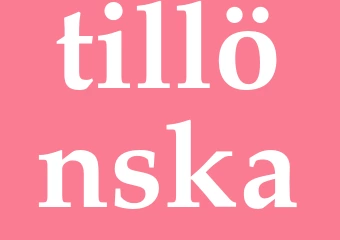 Synonym tillönska