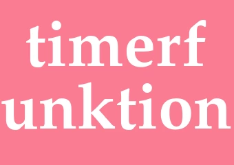 Synonym timerfunktion