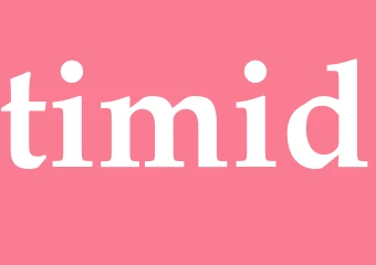 Synonym timid
