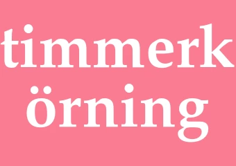 Synonym timmerkörning