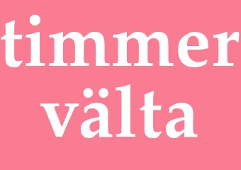 Synonym timmervälta