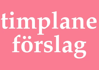 Synonym timplaneförslag