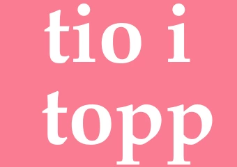 Synonym tio-i-topp