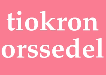 Synonym tiokronorssedel