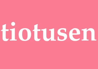 Synonym tiotusen