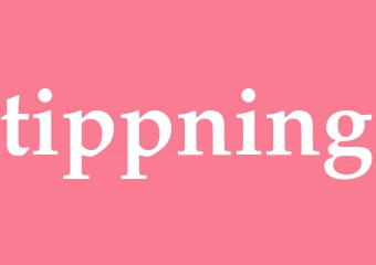Synonym tippning