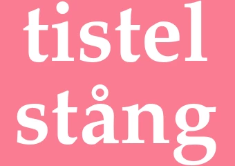 Synonym tistelstång