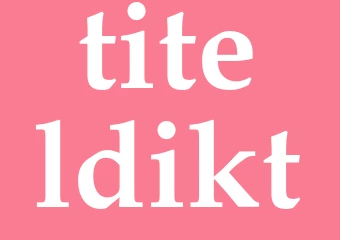Synonym titeldikt