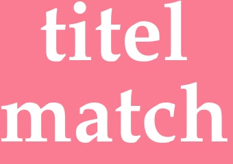 Synonym titelmatch