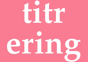Synonym titrering