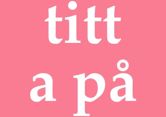 Synonym titta på