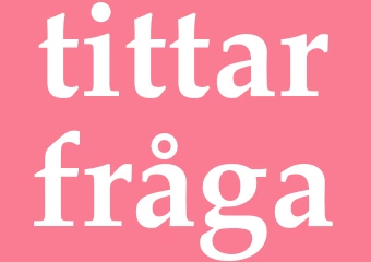 Synonym tittarfråga