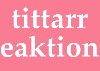 Synonym tittarreaktion