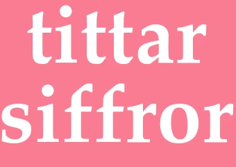 Synonym tittarsiffror