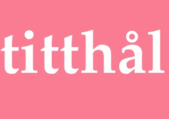 Synonym titthål