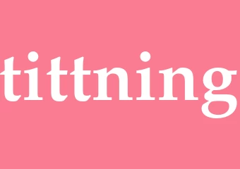 Synonym tittning