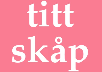 Synonym tittskåp