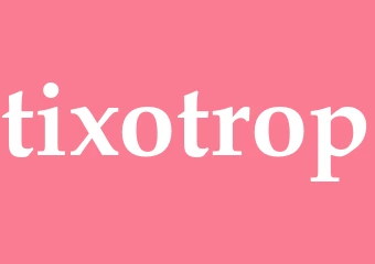 Synonym tixotrop