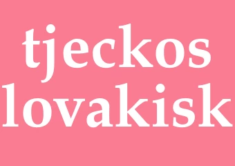 Synonym tjeckoslovakisk