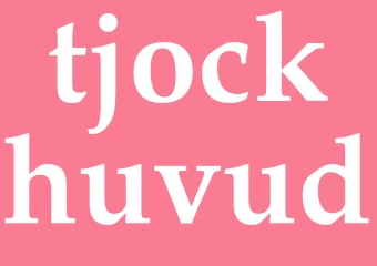 Synonym tjockhuvud
