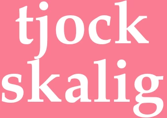 Synonym tjockskalig