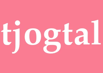 Synonym tjogtal