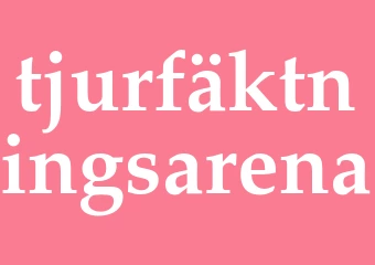 Synonym tjurfäktningsarena