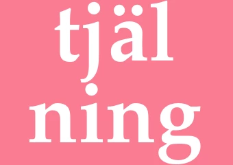 Synonym tjälning